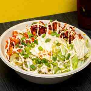 vegetarian kimchi bowl